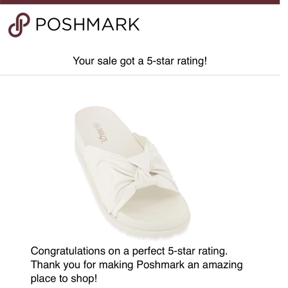 New White Knotted Glam Slides - Picture 5 of 6